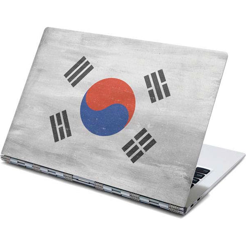South Korean Flag Distressed Yoga 910 2-in-1 14in Touch-Screen Skin