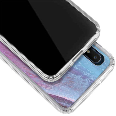 Space Marble Galaxy A10e Clear Case