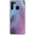 Space Marble Galaxy A21 Clear Case