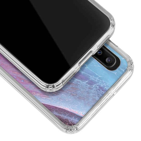 Space Marble Galaxy A30 Clear Case