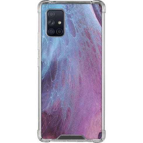 Space Marble Galaxy A71 5G Clear Case