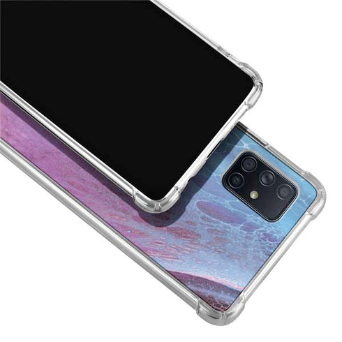 Space Marble Galaxy A71 5G Clear Case