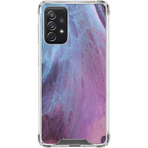 Space Marble Galaxy A72 5G Clear Case