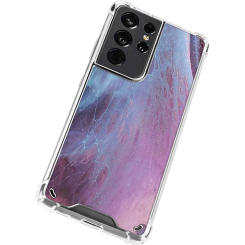 Space Marble Galaxy S21 Ultra 5G Clear Case