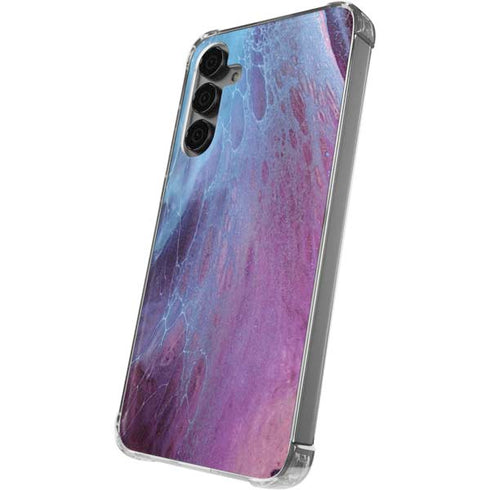 Space Marble Galaxy S24 Plus Clear Case