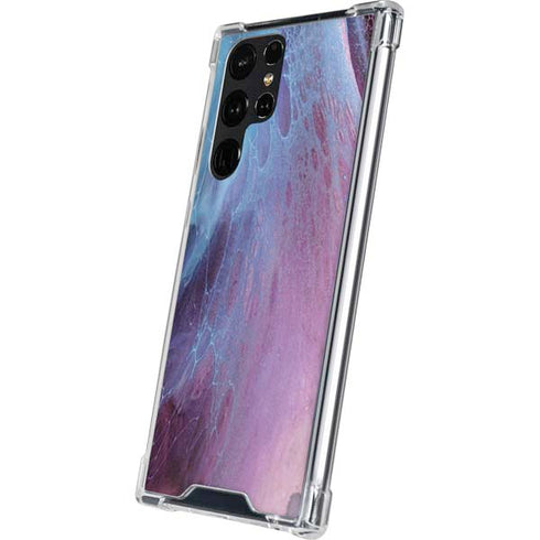 Space Marble Galaxy S24 Ultra Clear Case