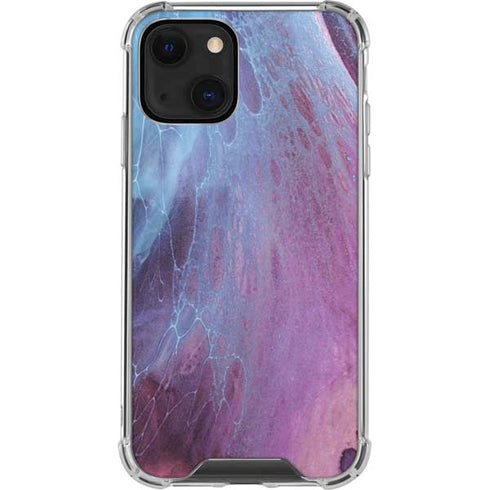 Space Marble iPhone 14 Plus Clear Case