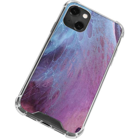 Space Marble iPhone 14 Plus Clear Case