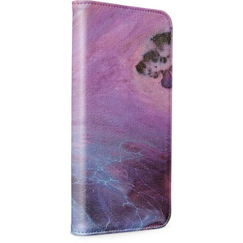 Space Marble iPhone 15 Folio Case