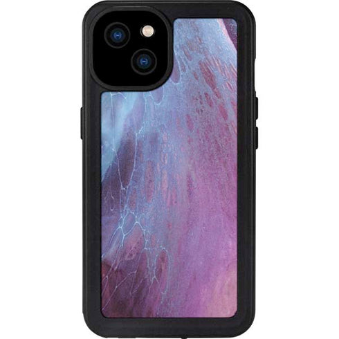 Space Marble iPhone 15 Plus Waterproof Case
