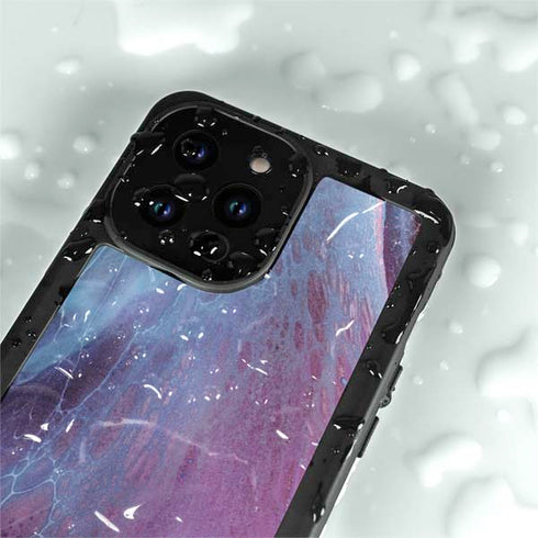 Space Marble iPhone 15 Pro Waterproof Case