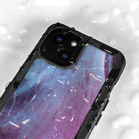 Space Marble iPhone 15 Waterproof Case