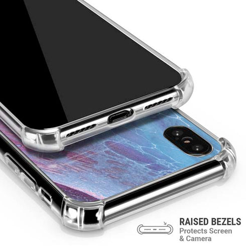 Space Marble iPhone XS Max Clear Case