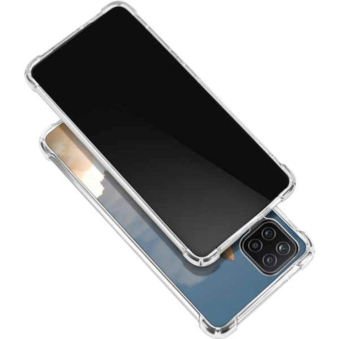 Space Shuttle Atlantis Liftoff Galaxy A12 Clear Case