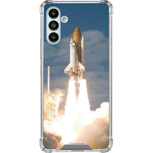 Space Shuttle Atlantis Liftoff Galaxy A13 5G Clear Case
