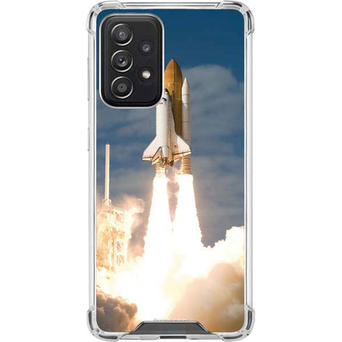 Space Shuttle Atlantis Liftoff Galaxy A52 5G Clear Case
