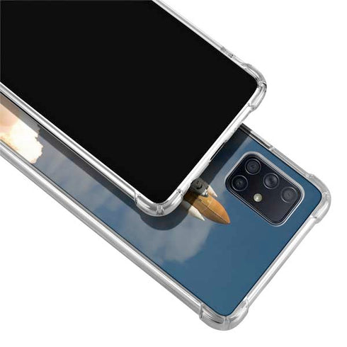 Space Shuttle Atlantis Liftoff Galaxy A71 5G Clear Case