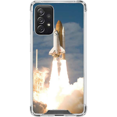 Space Shuttle Atlantis Liftoff Galaxy A72 5G Clear Case