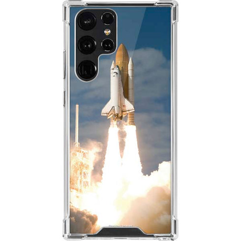 Space Shuttle Atlantis Liftoff Galaxy S22 Ultra Clear Case