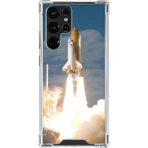 Space Shuttle Atlantis Liftoff Galaxy S23 Ultra Clear Case