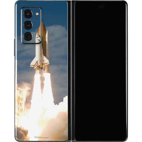 Space Shuttle Atlantis Liftoff Galaxy Z Fold2 5G Skin