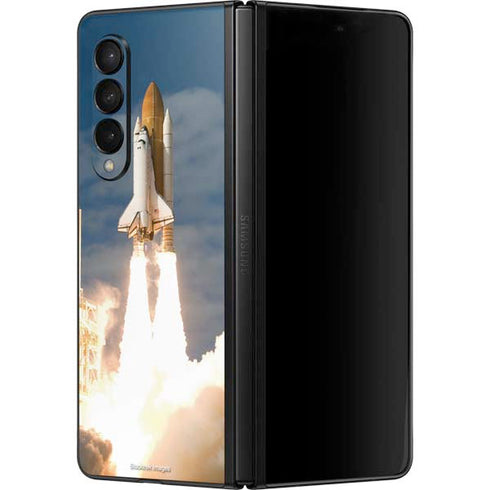 Space Shuttle Atlantis Liftoff Galaxy Z Fold3 5G Skin