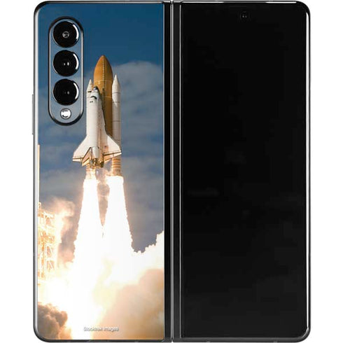 Space Shuttle Atlantis Liftoff Galaxy Z Fold3 5G Skin