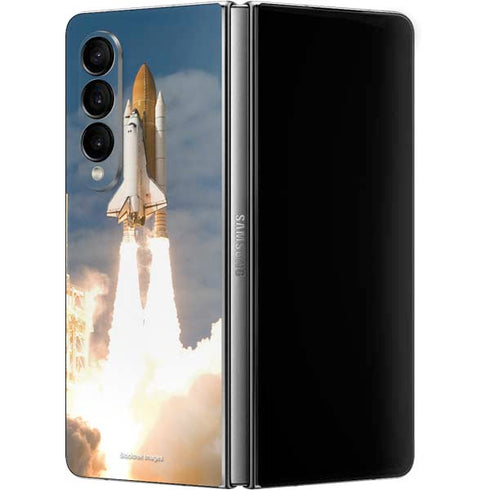 Space Shuttle Atlantis Liftoff Galaxy Z Fold4 5G Skin