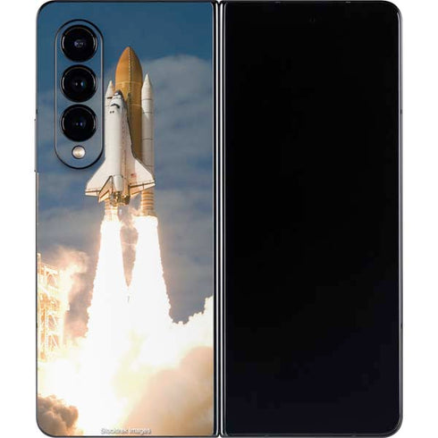Space Shuttle Atlantis Liftoff Galaxy Z Fold4 5G Skin