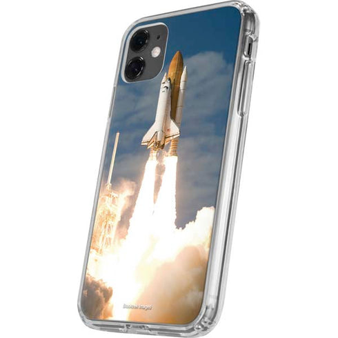 Space Shuttle Atlantis Liftoff iPhone 11 Clear Case