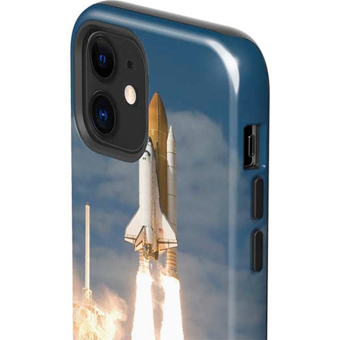 Space Shuttle Atlantis Liftoff iPhone 12 Impact Case