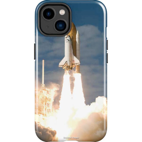 Space Shuttle Atlantis Liftoff iPhone 15 Plus Impact Case