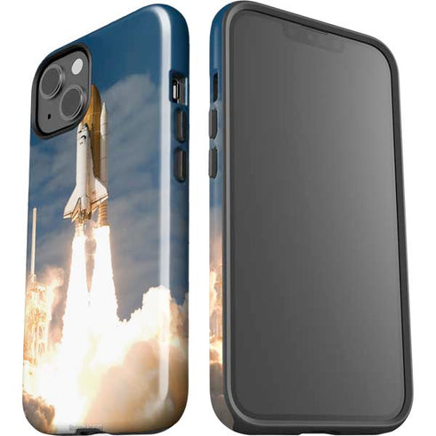 Space Shuttle Atlantis Liftoff iPhone 15 Impact Case