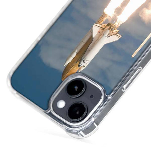 Space Shuttle Atlantis Liftoff iPhone 15 Plus MagSafe Case