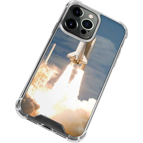 Space Shuttle Atlantis Liftoff iPhone 15 Pro Clear Case