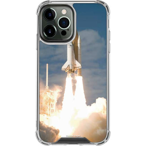 Space Shuttle Atlantis Liftoff iPhone 15 Pro Max Clear Case