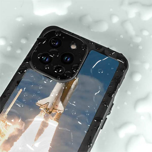 Space Shuttle Atlantis Liftoff iPhone 14 Pro Max Waterproof Case