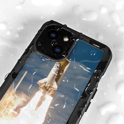Space Shuttle Atlantis Liftoff iPhone 15 Waterproof Case