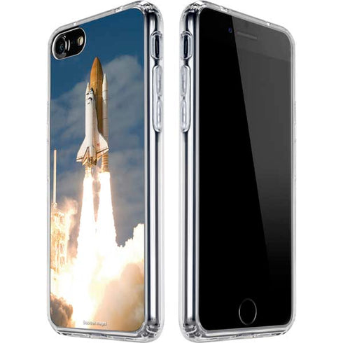 Space Shuttle Atlantis Liftoff iPhone SE (2nd & 3rd Gen) Clear Case