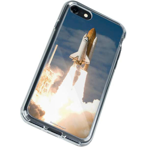 Space Shuttle Atlantis Liftoff iPhone SE (2nd & 3rd Gen) Clear Case