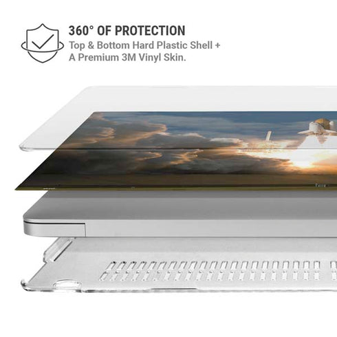 Space Shuttle Atlantis Liftoff MacBook Pro 15in (2016-19) Case plus Skin