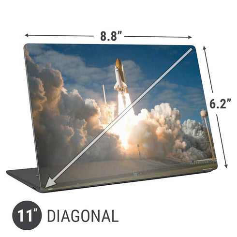 Space Shuttle Atlantis Liftoff Universal Laptop 11in (8.8 x 6.2in) Skin