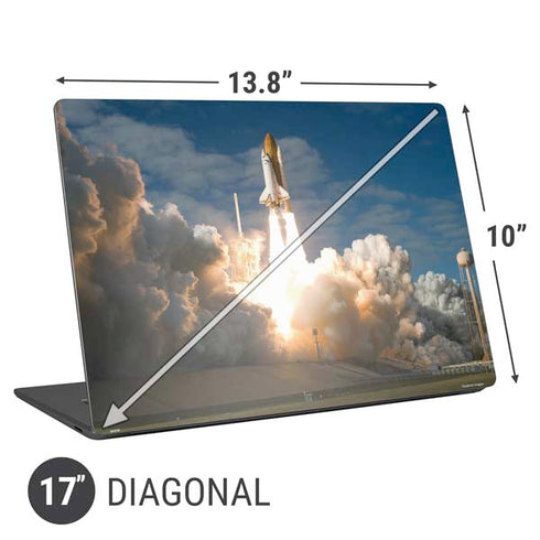 Space Shuttle Atlantis Liftoff Universal Laptop 17in (13.8 x 10in) Skin