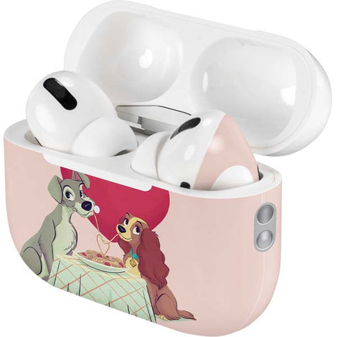 Disney Lady & The Tramp Spaghetti Dinner AirPods Pro 2nd Gen Skin