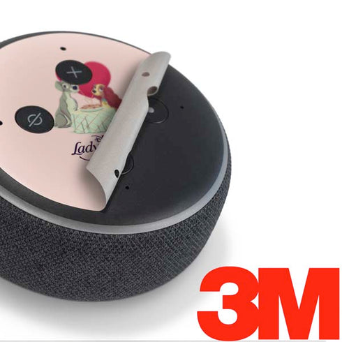 Disney Lady & The Tramp Spaghetti Dinner Amazon Echo Dot Skin