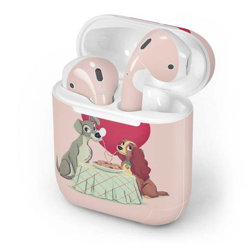 Disney Lady & The Tramp Spaghetti Dinner Apple AirPods 2 Skin