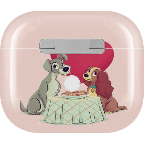 Disney Lady & The Tramp Spaghetti Dinner Apple AirPods (3rd Gen 2021) Skin