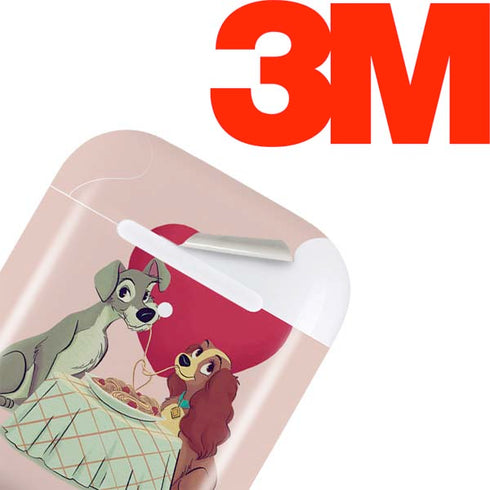 Disney Lady & The Tramp Spaghetti Dinner Apple AirPods Skin