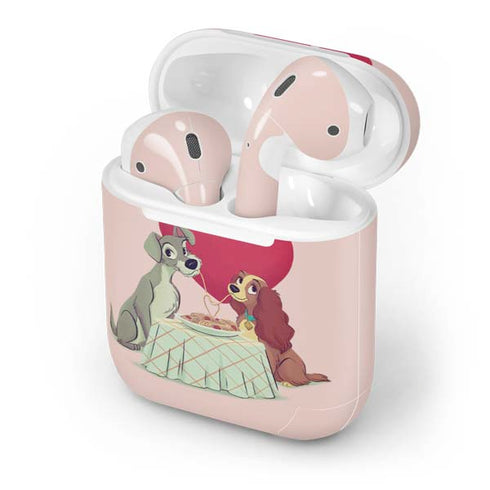 Disney Lady & The Tramp Spaghetti Dinner Apple AirPods Skin