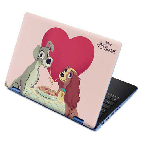 Disney Lady & The Tramp Spaghetti Dinner Aspire R11 11.6in Skin